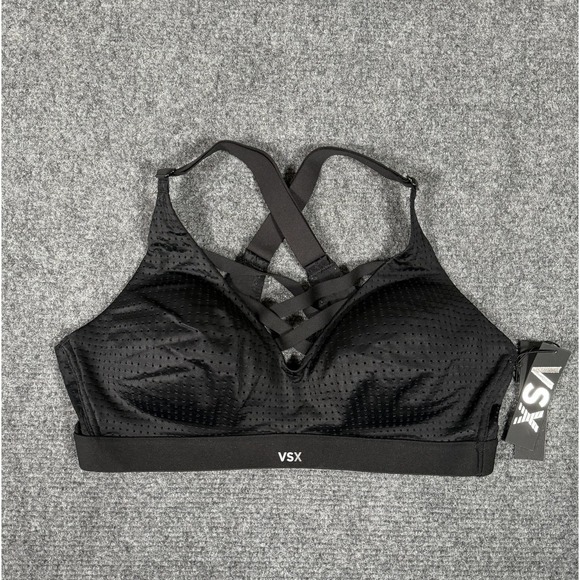 Victoria's Secret Other - Victoria's Secret VSX Sport Lightweight Mesh Sports Bra Womens Small Black NWT